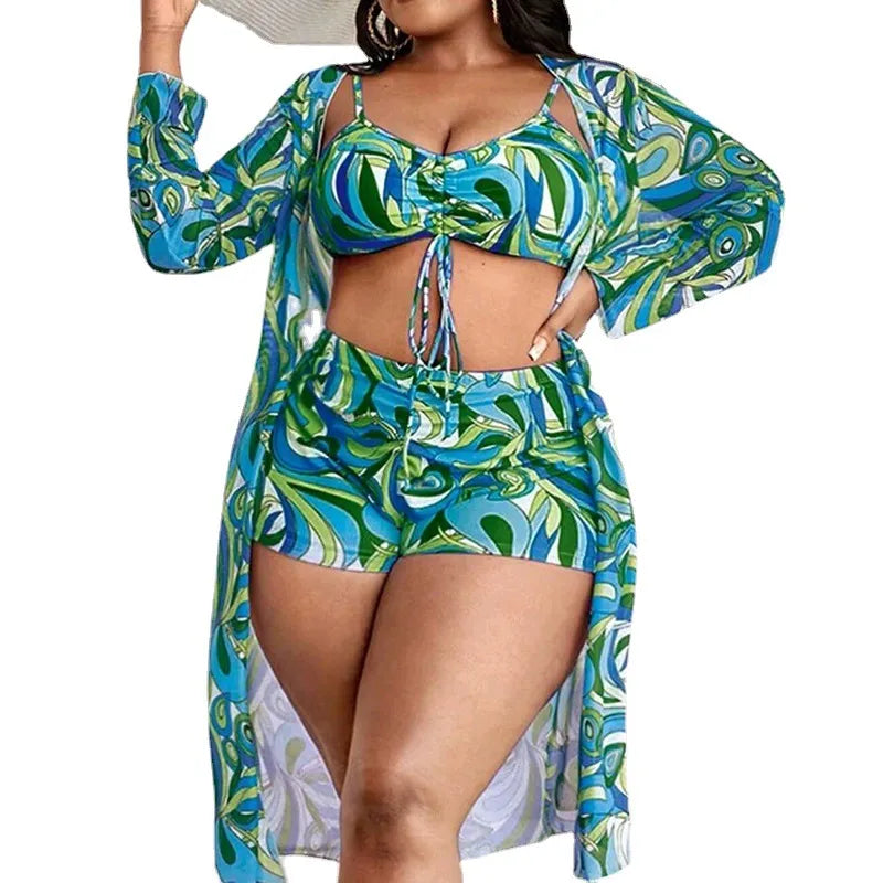 Conjunto Plus Size Swimwear