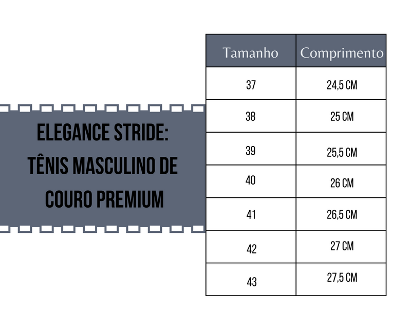 EleganceStride: Tênis Masculino de Couro Premium