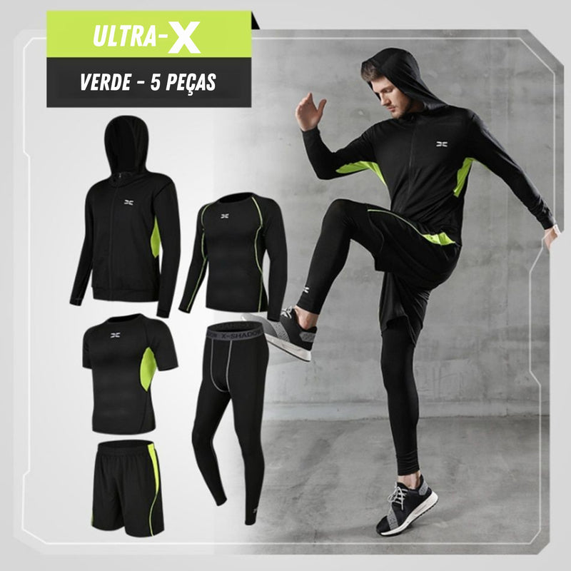 Kit treino profissional Ultra-X (Compre 2 LEVE 5 Peças)